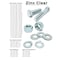 Boltsandnuts.Com Grade 8 and Class 10.9 Cap Scrws, Nuts, Wshrs & Lock Wshrs - Zinc Clear & Zinc Yellow - 4024 PCS Assortment Kit #518 - alternate 2